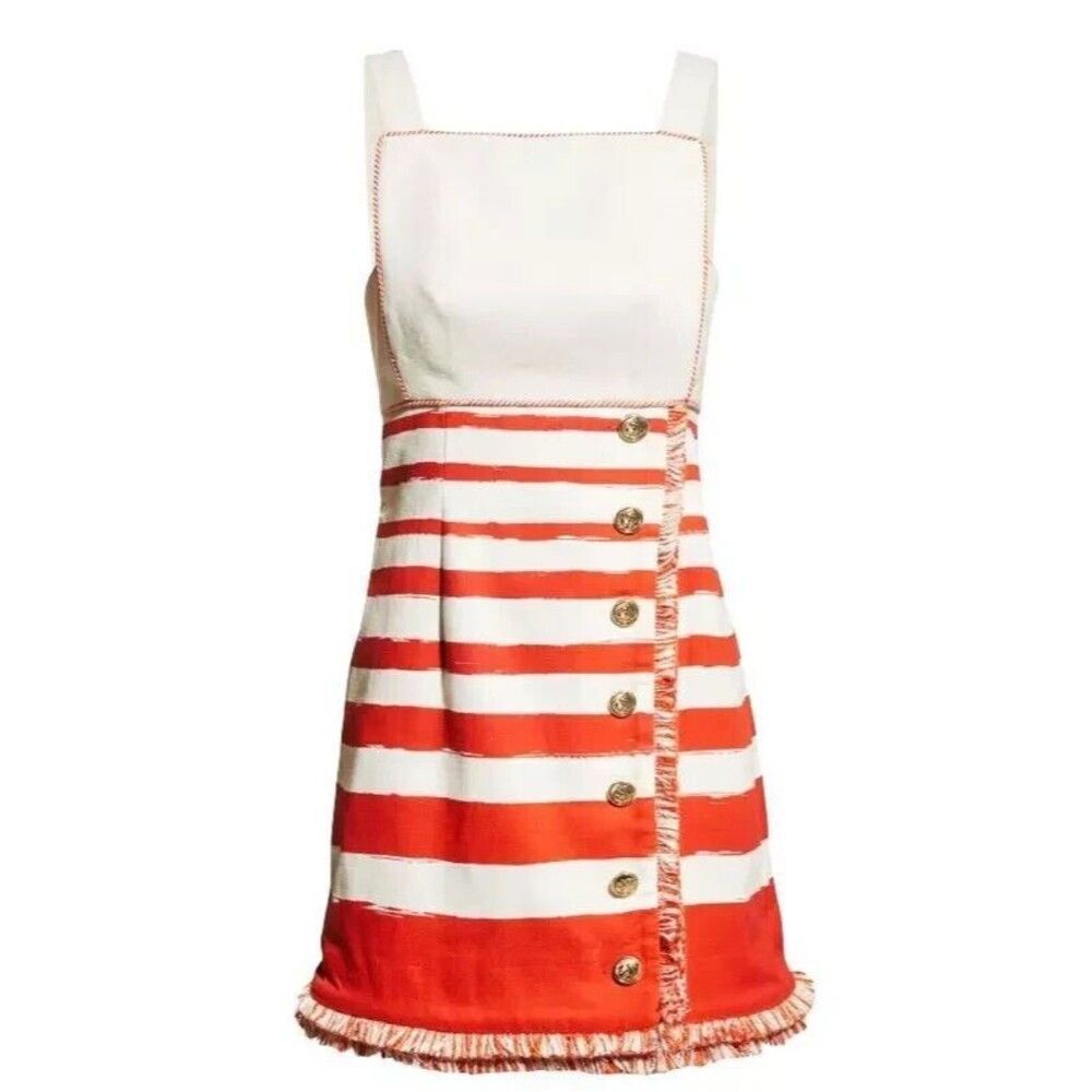 NWT. Zimmermann Postcard Boat Neck Mini Dress | Cotton, Zim Sz 0 / US Sz 4 - Picture 4 of 16